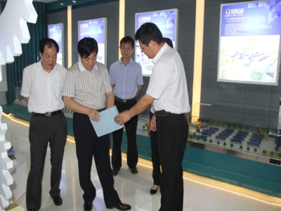 兗州區(qū)副區(qū)長(zhǎng)劉曉林一行蒞臨天意機(jī)械指導(dǎo)工作！