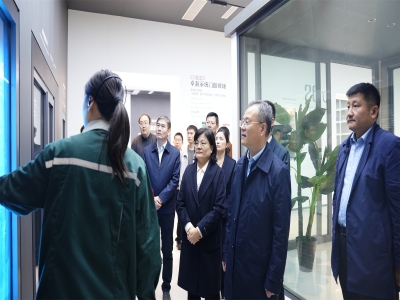 省工信廳總工程師、二級巡視員孫京軍一行 蒞臨卓越精工調(diào)研指導(dǎo)